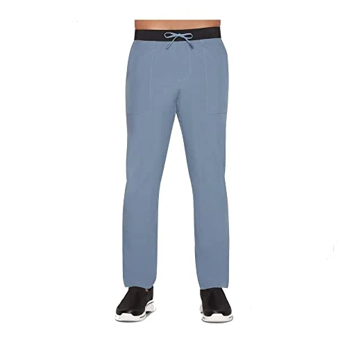 Men's The Gowalk Motion Skechweave Pants, Blue, XXL UK