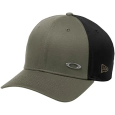 Men's Tinfoil Baseball Cap, Dark Brush, S-M