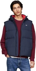 Mens Tjm Essential Down Ext Dm0dm20465 Vest, Blue (Dark Night Navy), XL UK