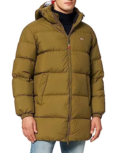 Men's TJM Essential Down Parka, Uniform Olive, L