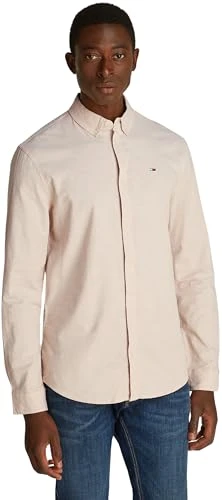 Men's TJM Slim Long Sleeve Shirt, Beige (Gentle Gold), XXL