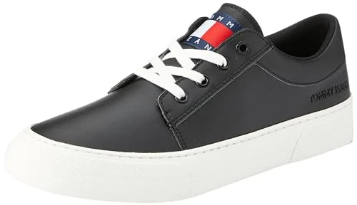 Men's TJM Vulc. Skate Derby ESS EM0EM01282 Vulcanized Sneaker, Black (Black), 10 UK