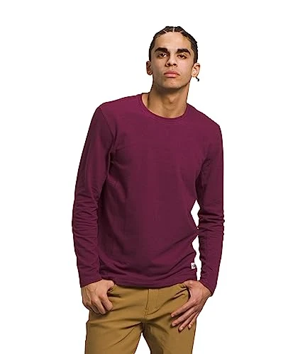 Men's TNF Terry Crew Pullover, Boysenberry, Medium