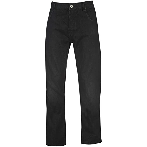 Mens Tokyo Jeans Trousers Pants Bottoms Denims Black wash 34W L