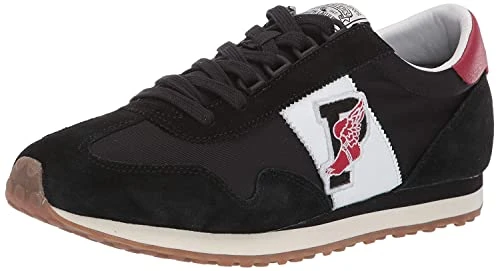 Men's Train 90 Sneaker, Black/Red, 8.5 D US