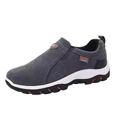 Men's Trainers, Simple Fashionable Round Head for Men, Plain, Lightweight, Breathable, with Soft Base, Flannel, Casual Sports Shoes, Trainers, Comfortable, Breathable Running Shoes, gray, 7 UK Men's Trainers, Simple Fashionable Round Head for Men, Plain, Lightweight, Breathable, with Soft Base, Flannel, Casual Sports Shoes, Trainers, Comfortable, Breathable Running Shoes, gray, 7 UK