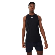 Mens Training Vest Black L Mens Training Vest Black L