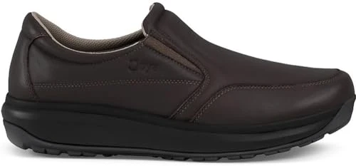 Mens Traveler II Leather Dark Brown Shoes 8.5 UK