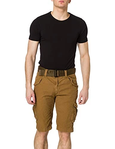 Men's TRBATLE30PKR Bermuda Shorts, Camel, 32W