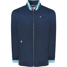 Mens Triple Tipped Monkey Bomber Jacket - Mykonos Blue - S Mens Triple Tipped Monkey Bomber Jacket - Mykonos Blue - S
