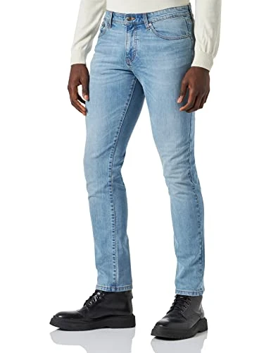 Men's TROUSERS 44IK57BY8, Denim blue 917, 29