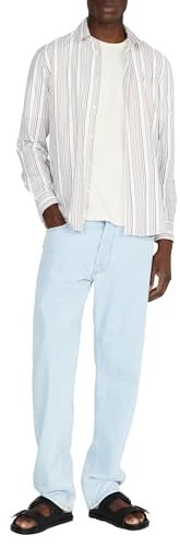 Men's Trousers 4p7yse01h, Light Blue Denim 901, W30
