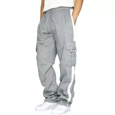 Mens Trousers Elasticated Waist Button Extender for Trousers Flares Trousers Mens Jogging Bottoms Blue Work Trousers Skinny Fit Joggers Cargo Pants Men Straight Golf Trousers for Men Sale Promotion