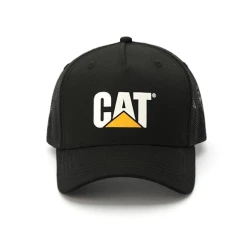 Men's Trucker Cap Hat, Black, One Size