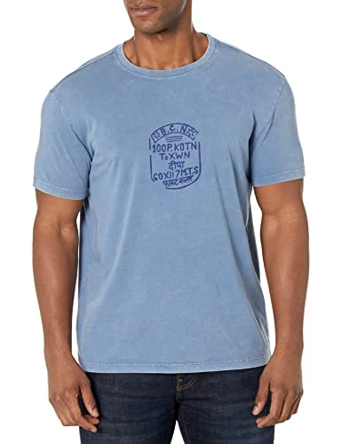 Men's Ts_boone T Shirt, Blue, L UK