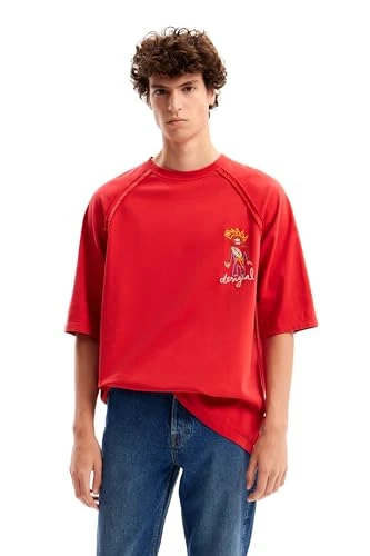 Men's Ts_Marcos T-Shirt, red, Collar Size: 17.5