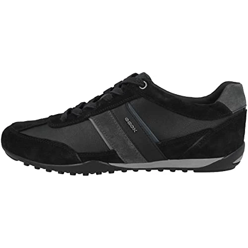 Men's U Wells C Low-Top Sneakers, Black/DK Jeans, 9 UK