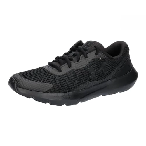 Men's UA Surge 3 Running Shoe, Black, 11 UK