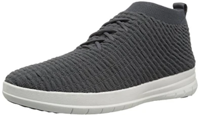 Men's Uberknit HIGH TOP Sneaker Waffle Knit Trainers, Grey (Dark Shadow 169), 11 (45 EU)