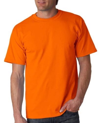 Mens Ultra Cotton Short Sleeve T-Shirt (4XL) (Safety Orange)