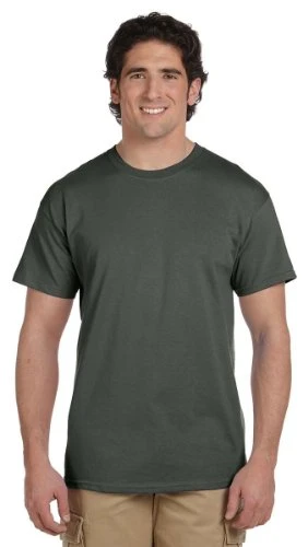 Mens Ultra Cotton Short Sleeve T Shirt (M) (Military Green)