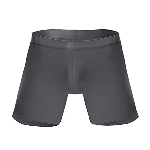 Men’s Underwear Boxer Briefs Underwear Trunks Breathable Regular Short Leg Thermal Underwear Colorful Boxer Briefs for Men Pack Cotton Daily Men lace Underwear Men Underwear Boxers Brief Grey