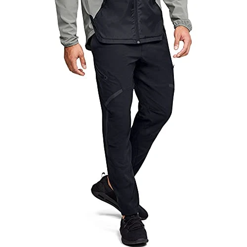 Mens Unstop Cargo Jogging Pants Black/Black L