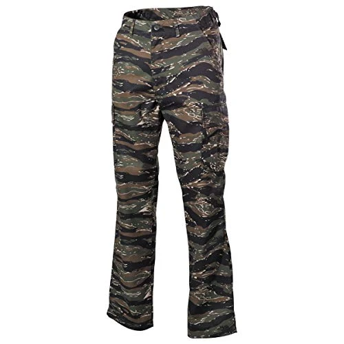 Men's US BDU Combat Trousers Tiger Stripe Size S