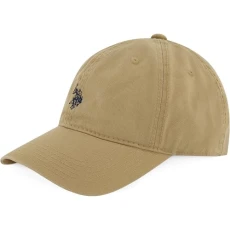 Men's U.s Polo Assn. Cotton Adjustable Curved Brim With Embroidered Small Pony Logo Baseball Cap, Beige, One Size UK Men's U.s Polo Assn. Cotton Adjustable Curved Brim With Embroidered Small Pony Logo Baseball Cap, Beige, One Size UK