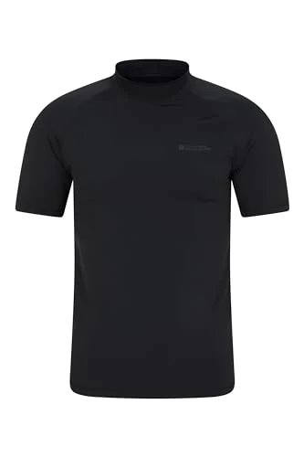 Mens UV Rash Vest - Lightweight, Quick Drying & Stretchy T-Shirt with UPF 50+ & Flat Seams - for Spr