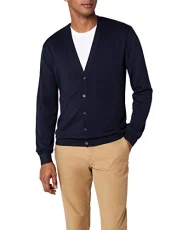 Mens V Lightweight Cardigan Navy XX-Large Mens V Lightweight Cardigan Navy XX-Large