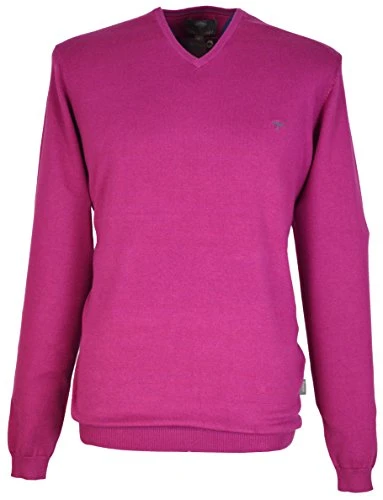 Men`s V Neck Jumper - 1117-301 464 - Ember (X Large)