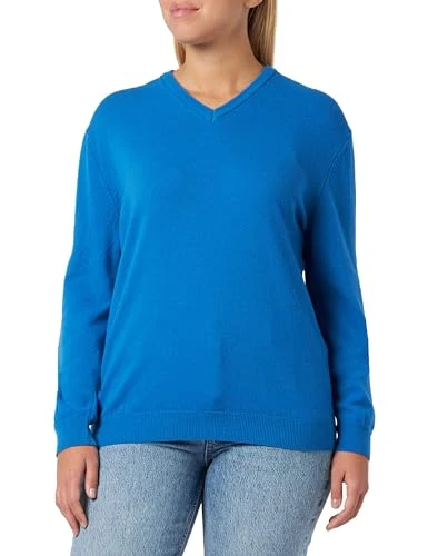 Men's V Neck Sweater M/L 1002u4407, Bluette 0p1, M