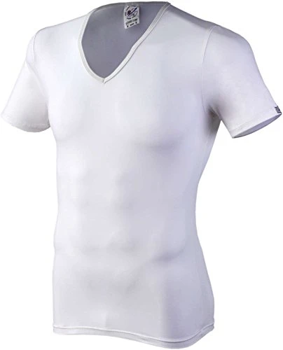 Men's V-Neck T-Shirt 29 (White/L)