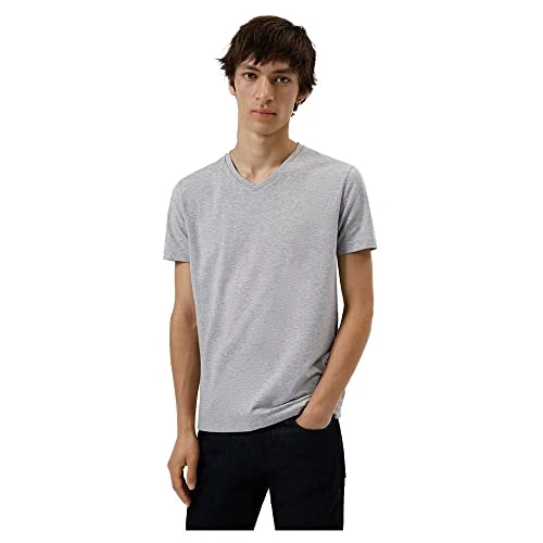 Mens V Two V-Neck T-Shirts in Stretch Jersey