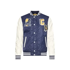 Men's Varsity Bomber, Smart Blue, XXL Men's Varsity Bomber, Smart Blue, XXL