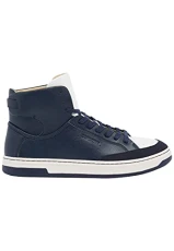 Men's Vegan Basket SPRT HIGH Trainer Sneaker, deep Navy, 8 UK Men's Vegan Basket SPRT HIGH Trainer Sneaker, deep Navy, 8 UK