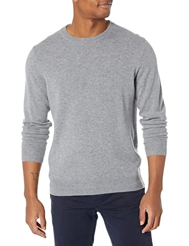 Men's Velvet Matthew Long Sleeve Sweater Pullover, Heather Grey, S