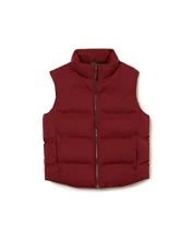 Mens Vest Gilet Jacket Cranberry M