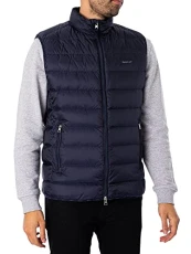 Men's Vest Light Down Gilet, Black, XXL Men's Vest Light Down Gilet, Black, XXL