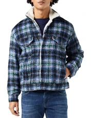 Men's Vintage Fit Sherpa Trucker Jacket Jack Ponderosa Pine (Green) XL - Men's Vintage Fit Sherpa Trucker Jacket Jack Ponderosa Pine (Green) XL -