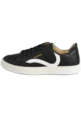 Men's Vintage Vegan Basket Low TOP Sneaker, Black/White, 12 UK Men's Vintage Vegan Basket Low TOP Sneaker, Black/White, 12 UK