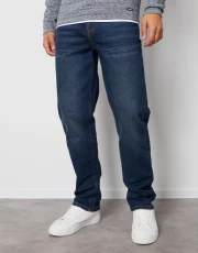 Men's Vintage Wash Straight Leg Jeans