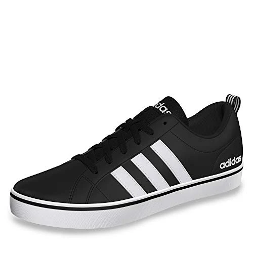 Men's Vs Pace Sneaker, Black Core Black Ftwr White Scarlet Core Black Ftwr White Scarlet, 10 UK