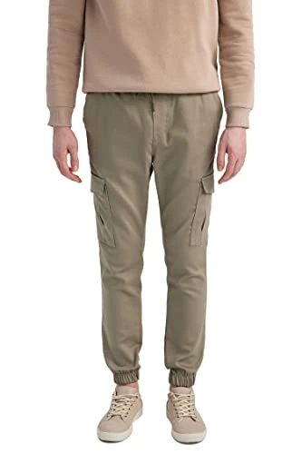 Men's W8024AZ Casual Trousers, LT.HAKİ, 30 W/30 L