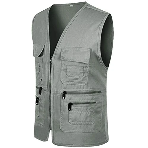 Men's Waistcoat Vest Formal Slim Fit Work Suit Classic Fit Formal Waistcoats for Men Leather Waistcoat Mature Vacation Men's Blazers