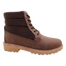 Mens Walking Hicking Winter Casual Warm Comfort Combat Work Ankle Boots UK Size Brown 9