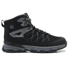 MENS WALKING HIKING MEMORY FOAM CASUAL WATERPROOF WINTER ANKLE BOOTS TRAINERS SIZE (BLACK, UK Footwear Size System, Adult, Men, Numeric, Medium, 9)