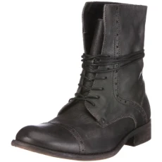 Men's Walter Black Lace Up Boot P141689001 11 UK Men's Walter Black Lace Up Boot P141689001 11 UK