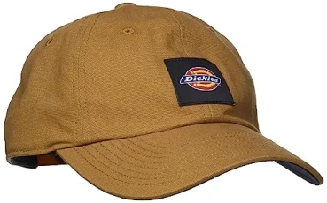 Men's Washed Canvas Cap Baseball, Brown Duck, One Size